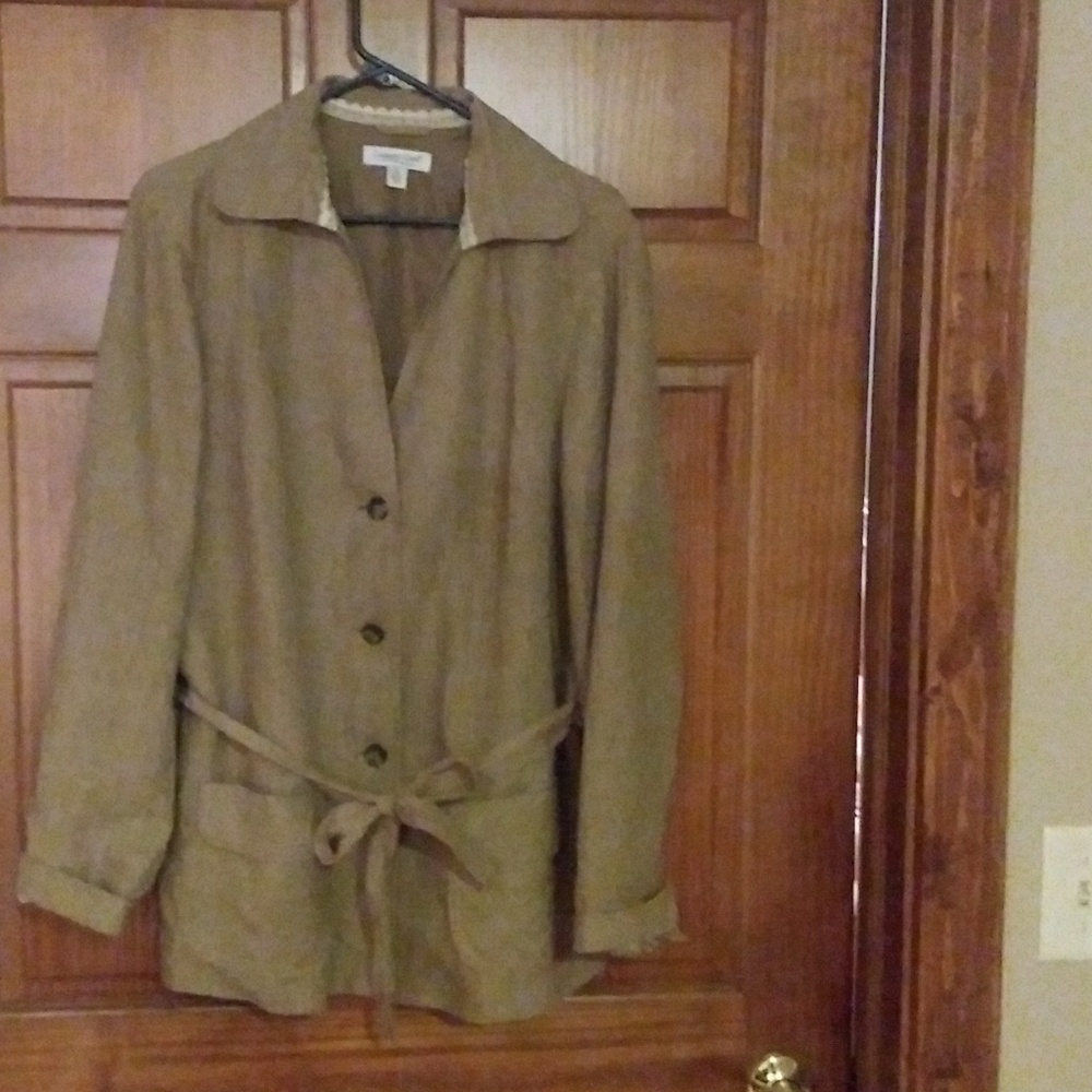 Checkered brown jacket